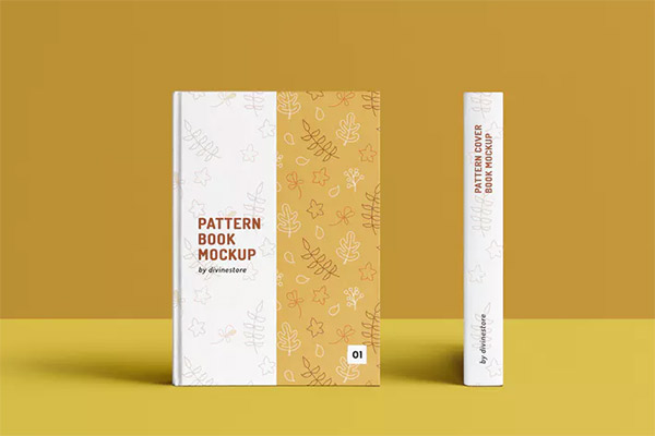 Pattern Cover Book Mockup