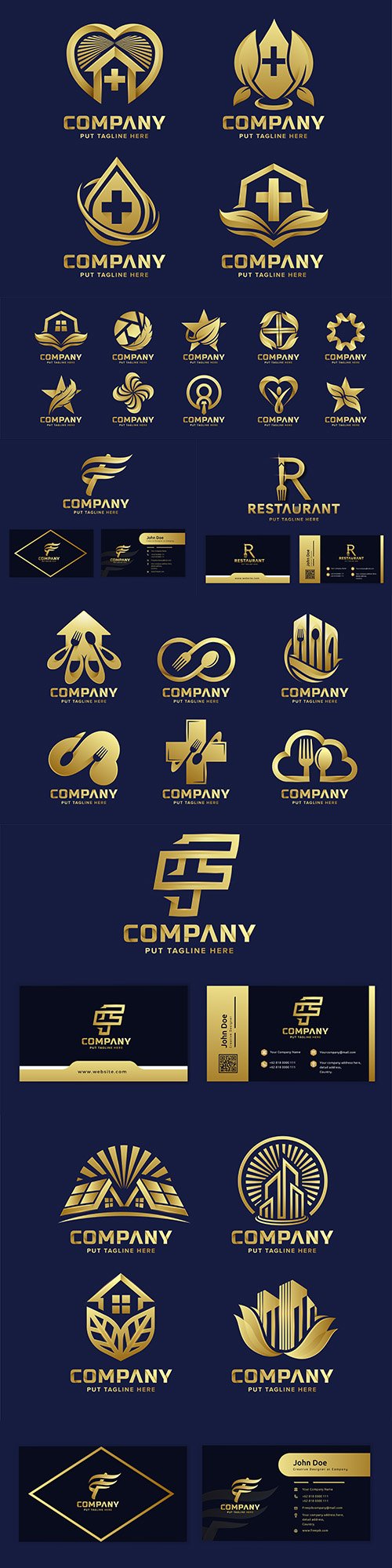 Creative business logos corporate company design 39