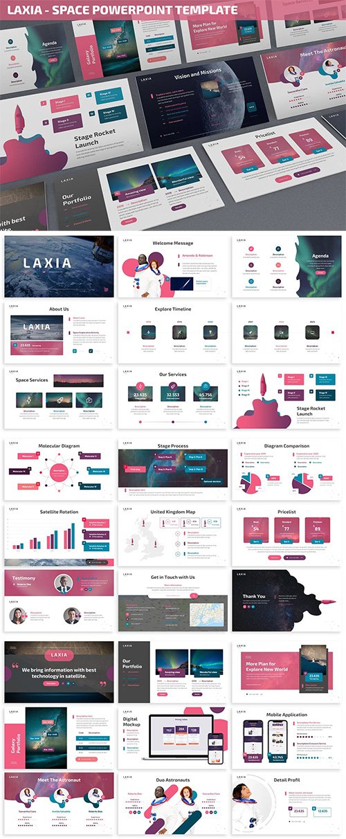 Laxia - Space Powerpoint Template