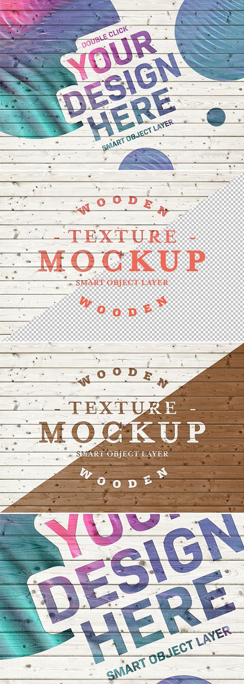 Wood Plank Texture Mockup
