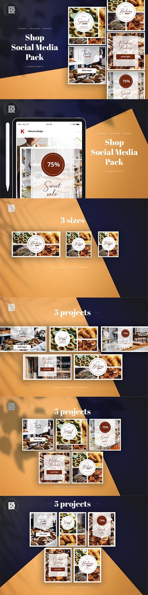 Bakery Shop Social Media Pack