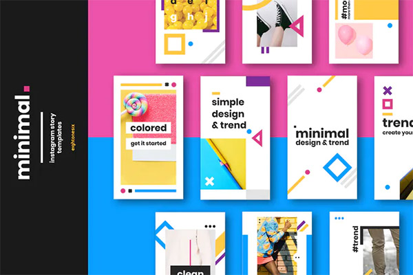 Minimal Instagram Story Templates