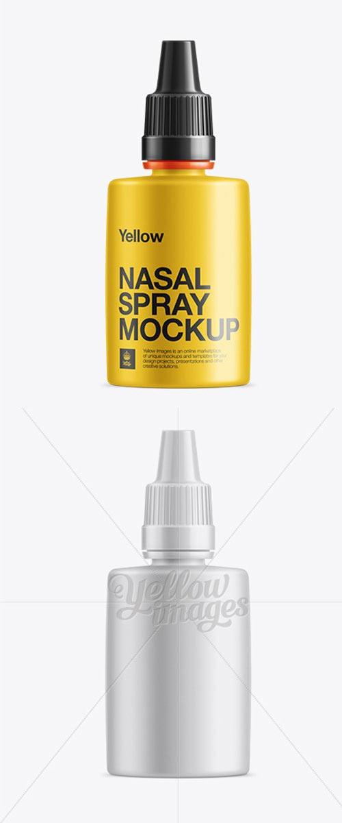 Bottle W/ Nasal Spray Pump
