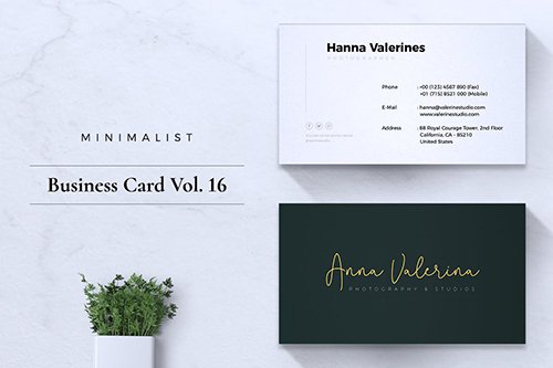 Minimalist Business Card Vol. 16