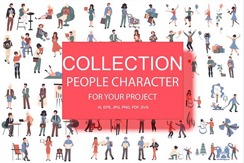 BIG Collection Flat People Character