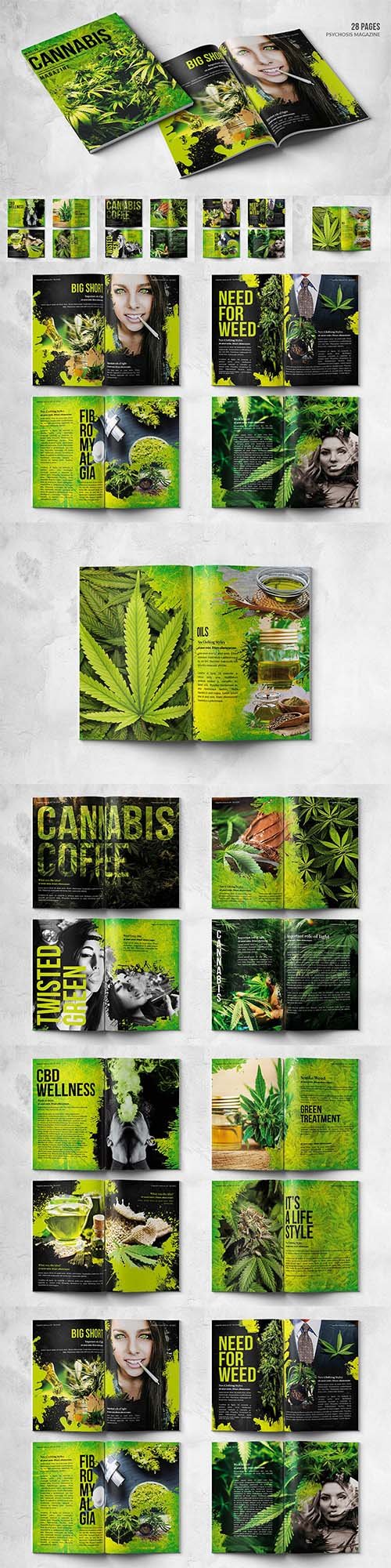 Cannabis Magazine - A4 & US Letter