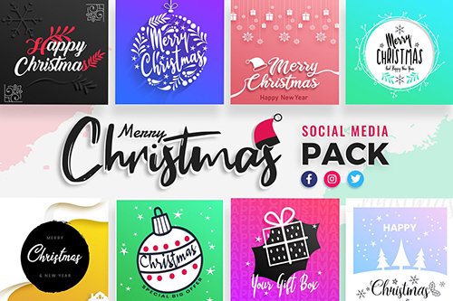 Christmas Social Media Templates