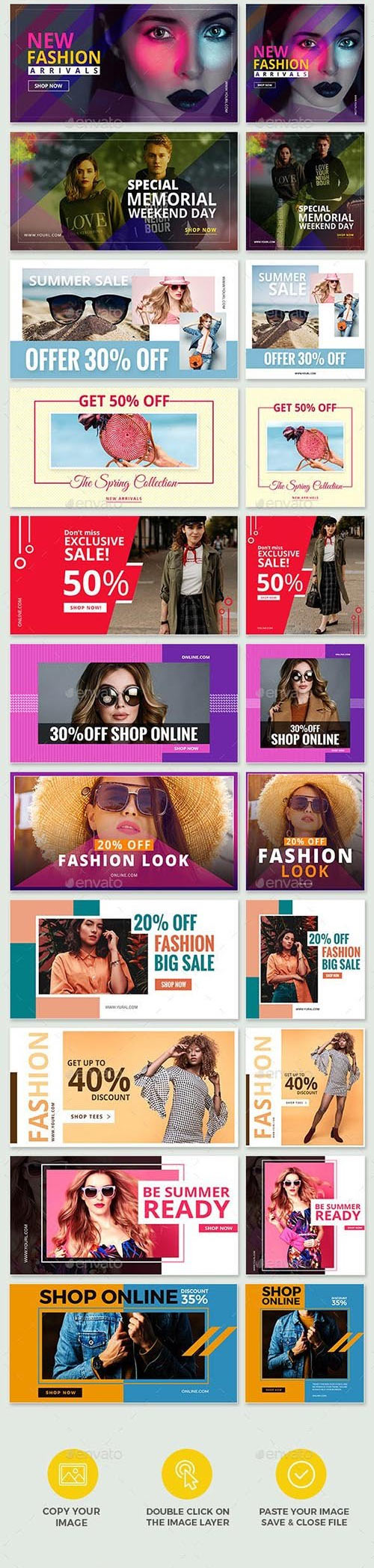 Facebook & Instagram Fashion Banners