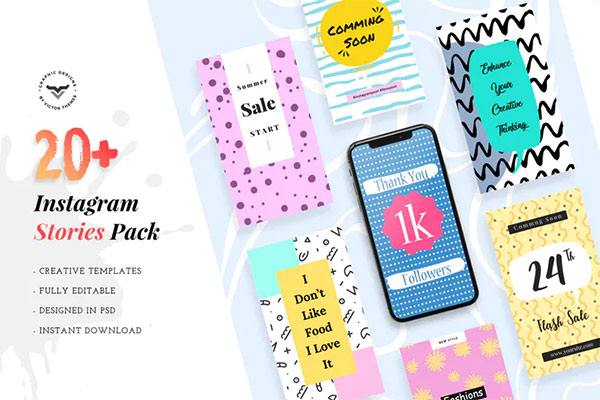 Instagram Stories Social Media Templates