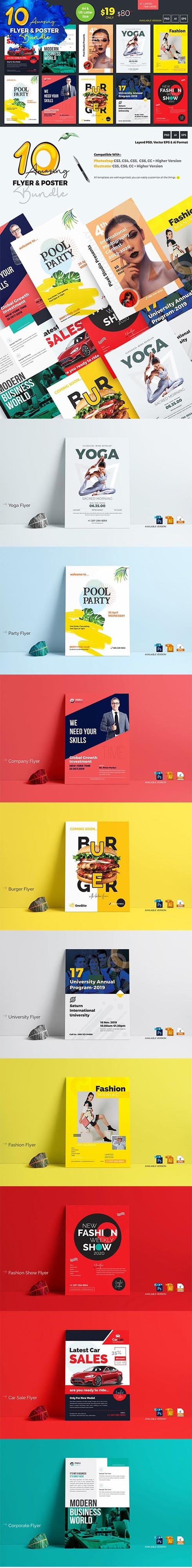 10 Amazing Flyer & Poster Bundle