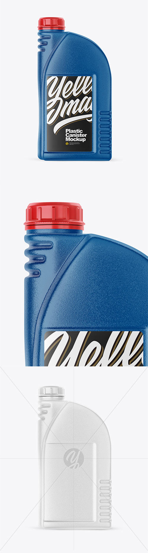 Plastic Canister Mockup 51081