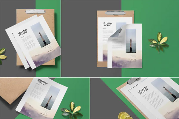 Letterhead Mock Ups PSD