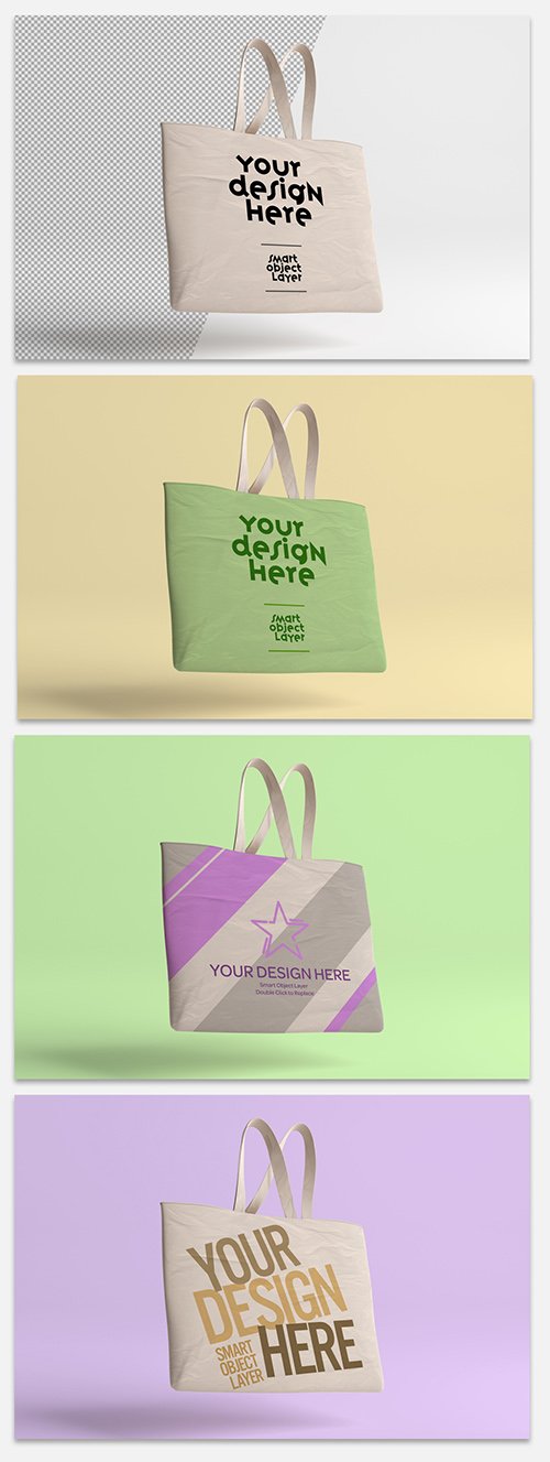 Mock Up of a Tote Bag