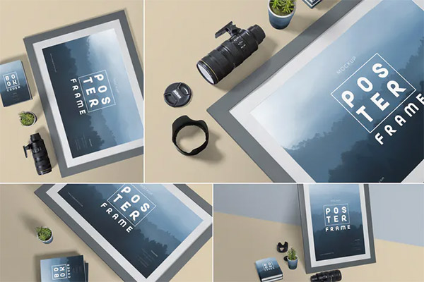 Poster Mockups PSD