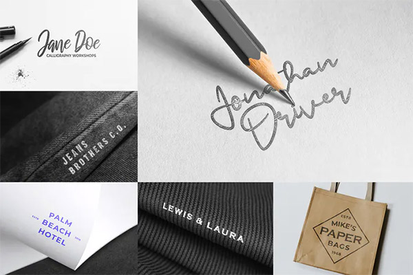 Logo Mockups Collection vol.2