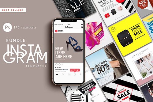 BUNDLE - Instagram Promotional Template PSD