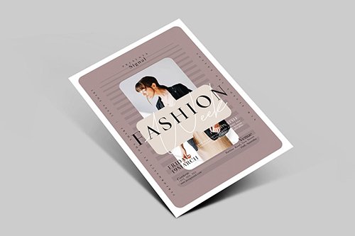 Fashion Week Flyer PSD