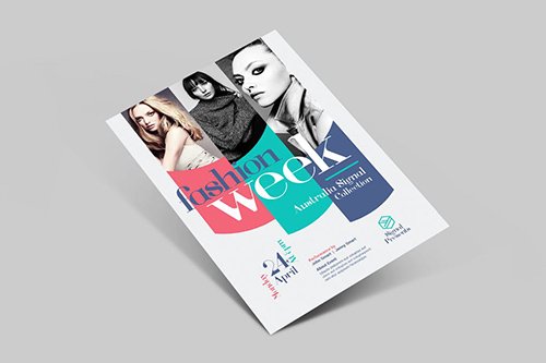 Fashion Week Flyer PSD