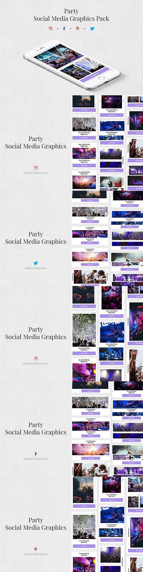 Party Pack PSD