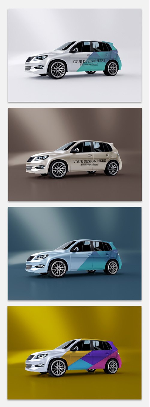 Car Wrap Mockup 221858067