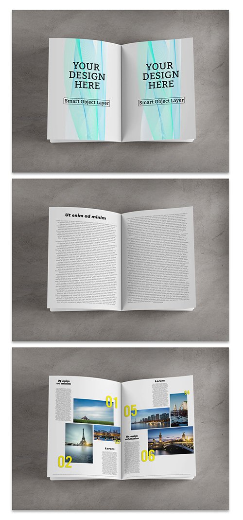 Open Magazine Mockup