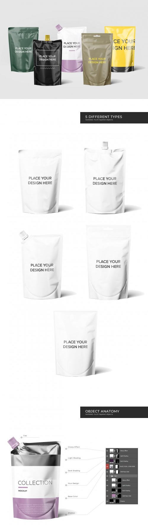 Doypack Mockup Collection