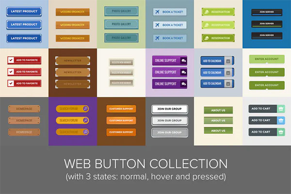 Web Button Collection