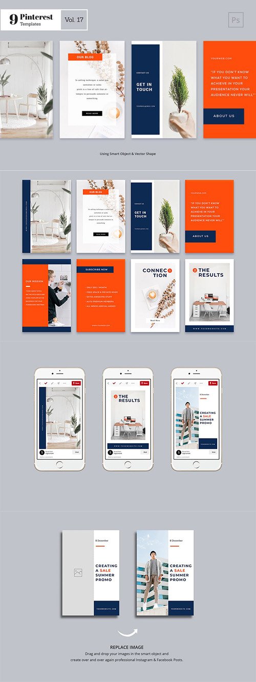 Pinterest Templates Vol. 17