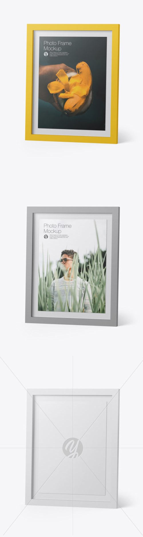 Matte Photo Frame Mockup