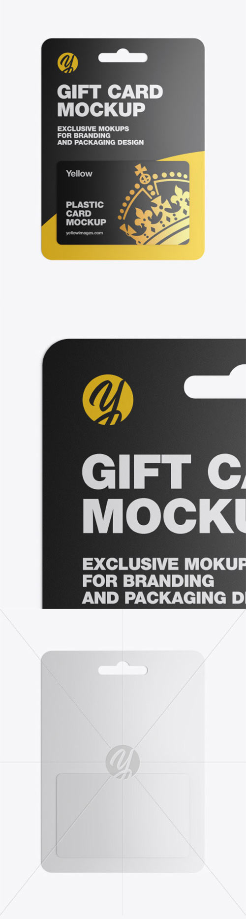 Plastic Card Pack Mockup