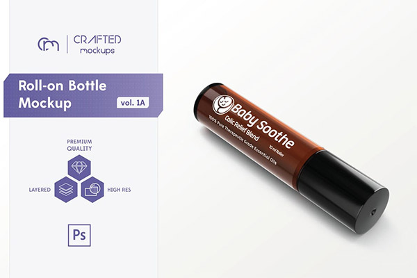 Roll-on Bottle Mockup v. 1A