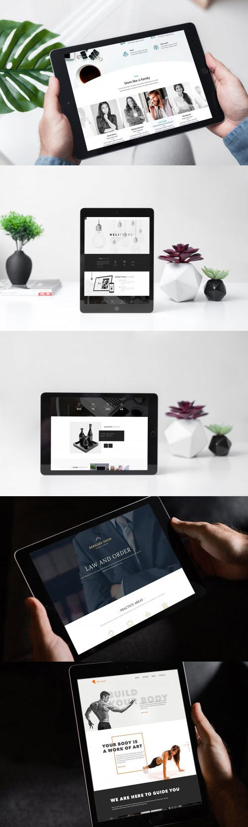 New iPad Responsive Mock-Up