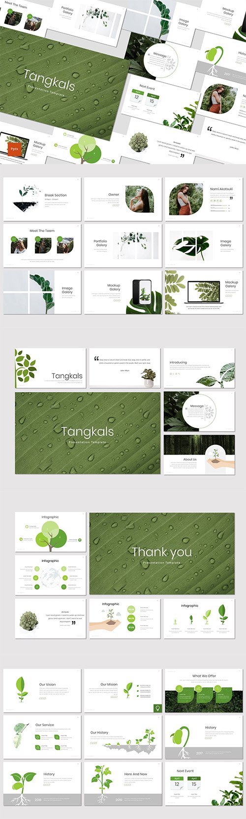 Tangkals - Powerpoint Keynote and Google Slides Templates