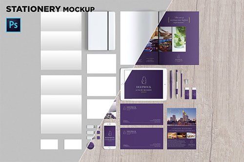 Brand Identity / Stationery Mockup 10 PSD