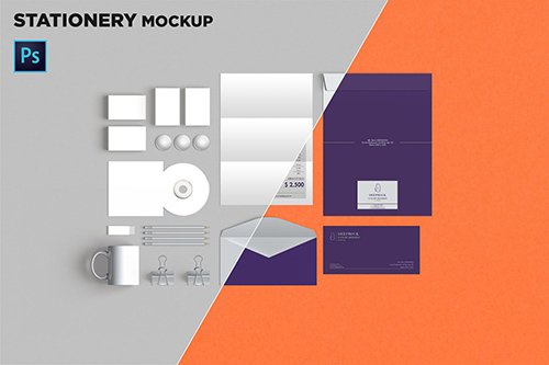 Brand Identity / Stationery Mockup 01 PSD