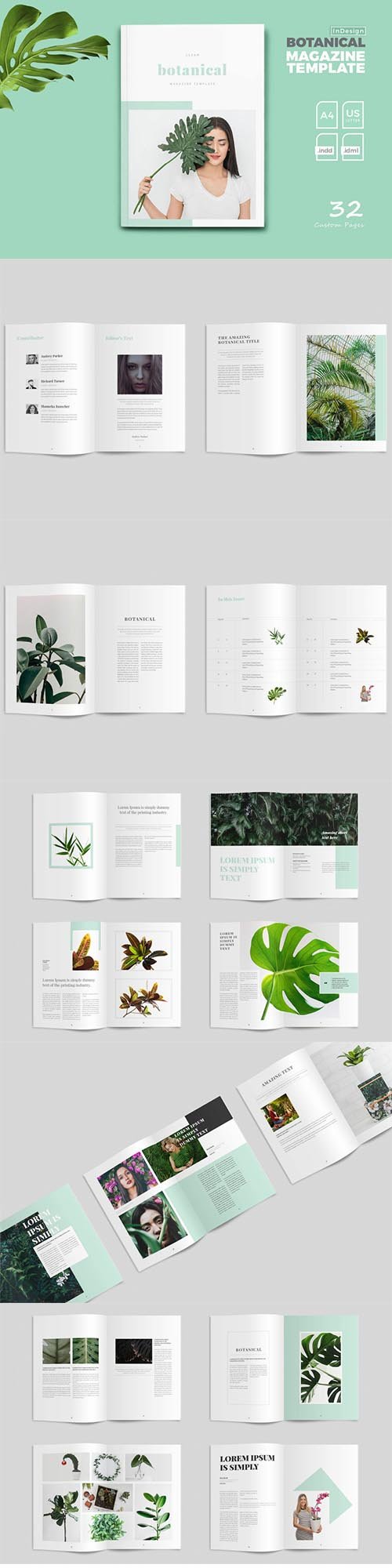 Botanical Magazine Template