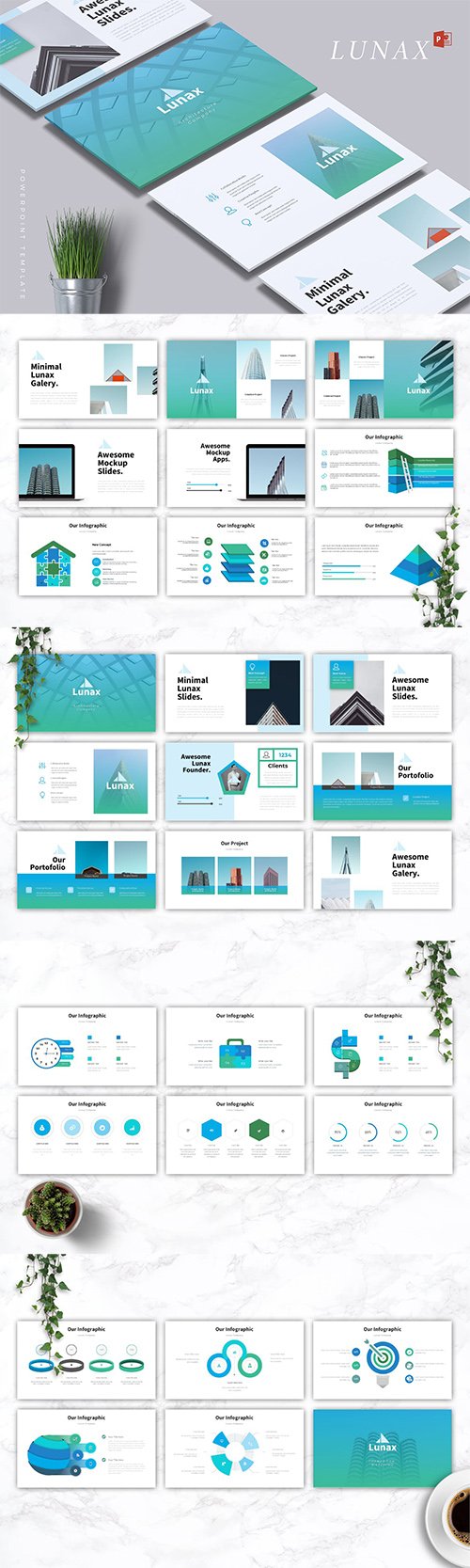 LUNAX - Powerpoint, Keynote and Google Slides Templates