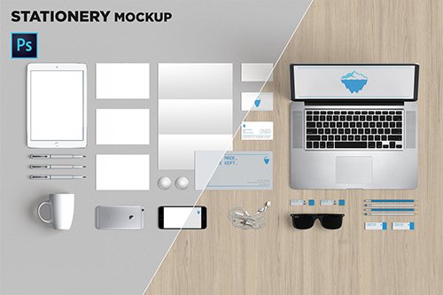 Brand Identity / Stationery Mockup 04 PSD