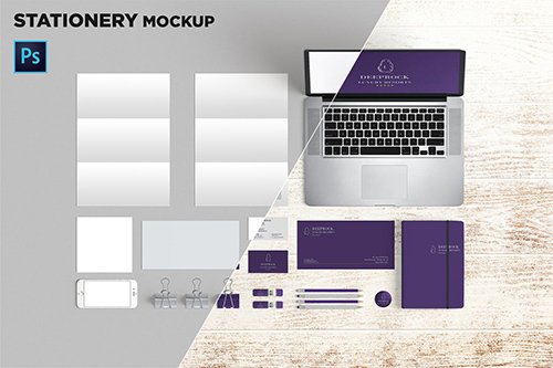 Brand Identity / Stationery Mockup 02 PSD