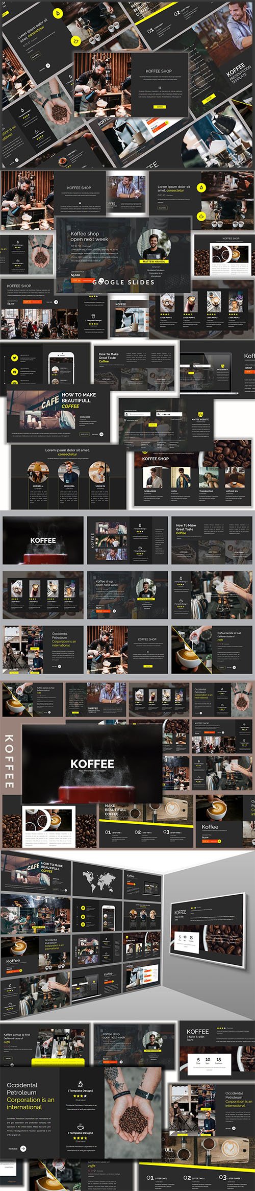 Koffee Corporate - Powerpoint, Keynote and Google Slides Templates