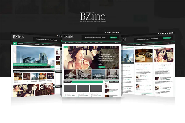 Bzine - News Portal and Magazine PSD Template