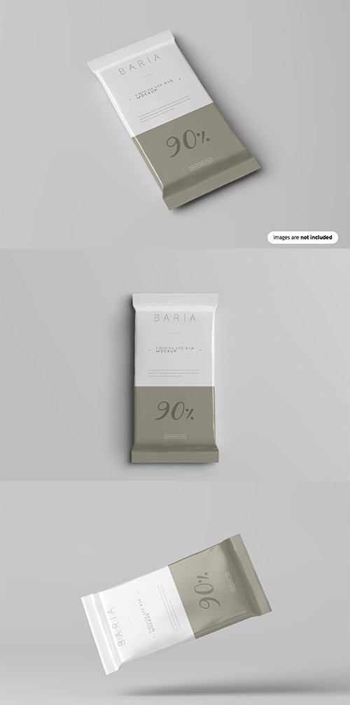 Chocolate Bar Mockup Set