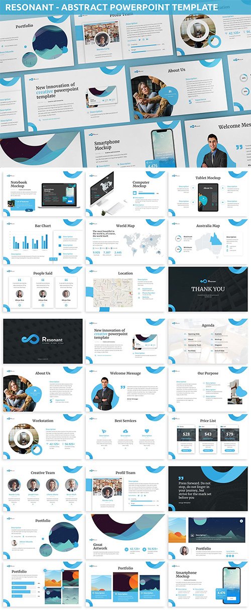 Resonant - Abstract Powerpoint Template