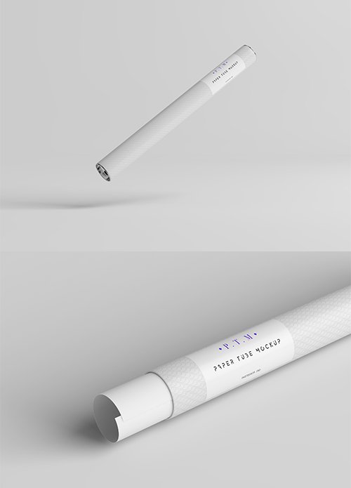 Paper Tube Mockup