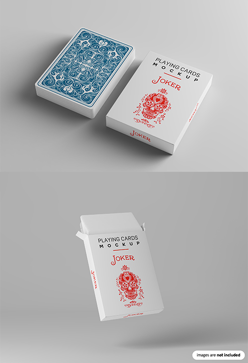 Playing Card Mockup Template