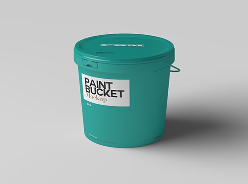 Paint Bucket Mockup Template