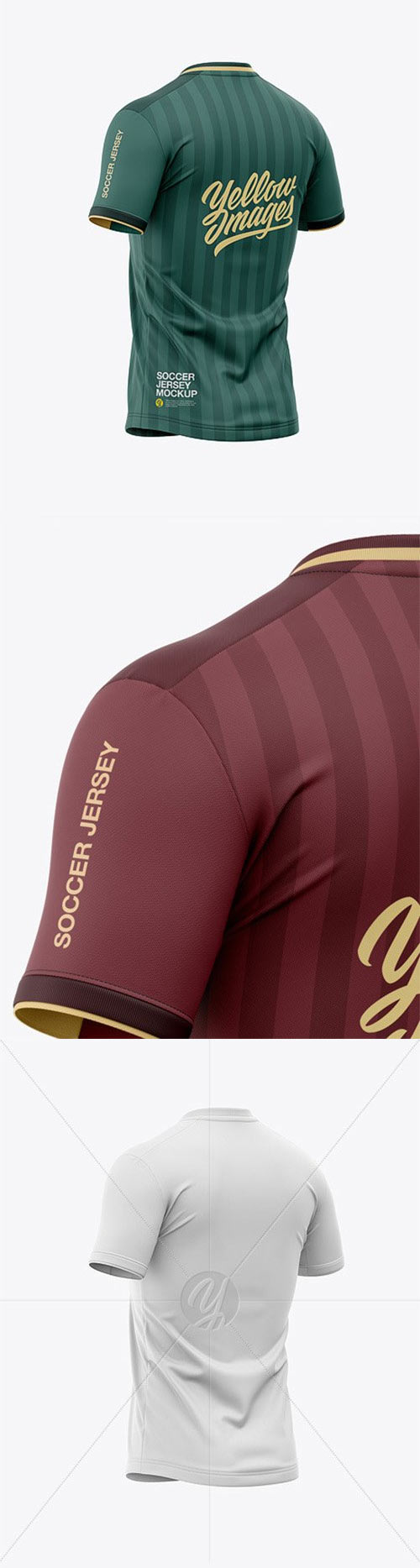 Men’s Soccer Crew Neck Jersey Mockup