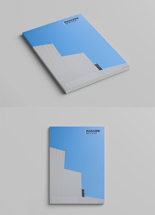 Magazine Mockup Template
