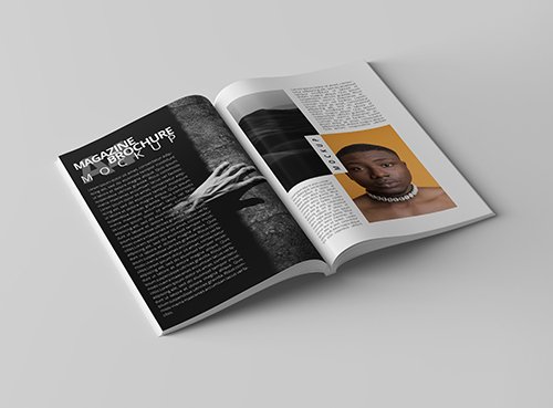Magazine Mockup Template