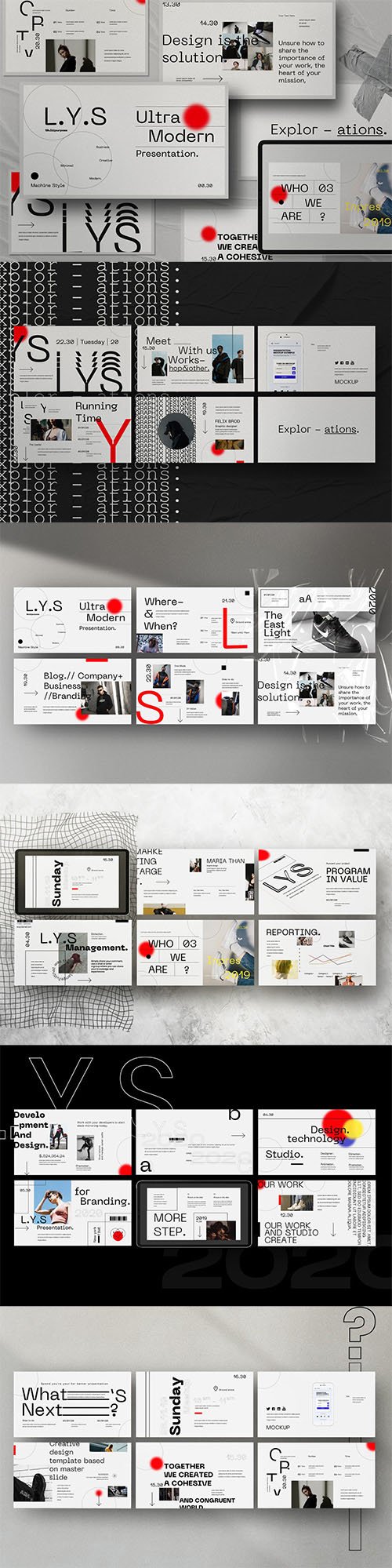 L.Y.S - Creative Agency Business Powerpoint, Keynote and Google Slides